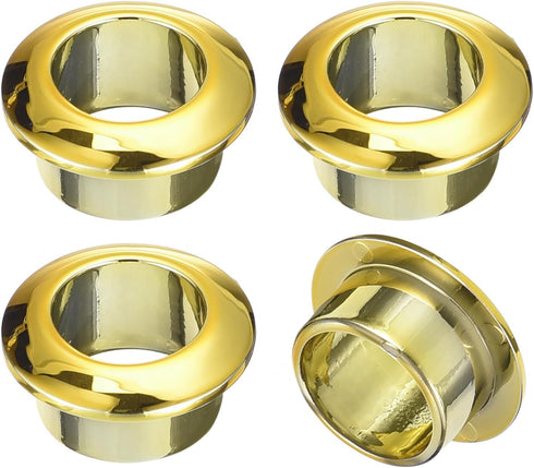 uxcell 4Pcs Cable Hole Cover, 12/32 inch(18mm) ABS Office Desk Cable Wire Cord Grommet Cable Cord Organizer for Office Desktop Wire, Gold...