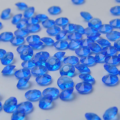 ZKC 4.5mm 10000PCS Light Blue Crystal Acrylic Diamond Vase Fillers Beads for Wedding Centerpiece Table Scatter Shower Party Vase Beads Decorations...