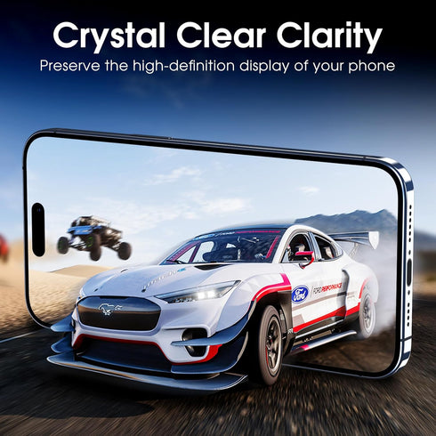 MOCOLL for iPhone 15 Pro Screen Protector, Camera Lens Protector included, ?Sapphire Screen Protector? for iPhone 15 Pro 6.1 inch Military Grade T...
