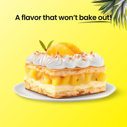 LorAnn Pineapple Bakery Emulsion, 4 oz - Intense Pineapple Flavor Extract for Baking, Cookies, Frosting, Ice Cream, Pineapple Pie, Smoothies and B...