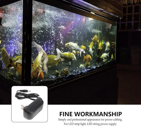 LED Power Adapter AC110-240V DC12V 1A Switching Power Supply Converter for Aquarium Fish Tank Light (US Plug)...