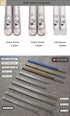 Keith Titanium Ti5633 Solid Square Handle Chopsticks with Aluminum Case (Grey) ??????? Keith's 18th Anniversary: Exclusive Price!...