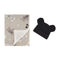 Disney Fuzzy Mink Baby Blanket, Double Sided Ultra-Soft and Plush Mink and Sherpa Newborn Throw, Measures 30x40 Inches, includes Matching Infant C...