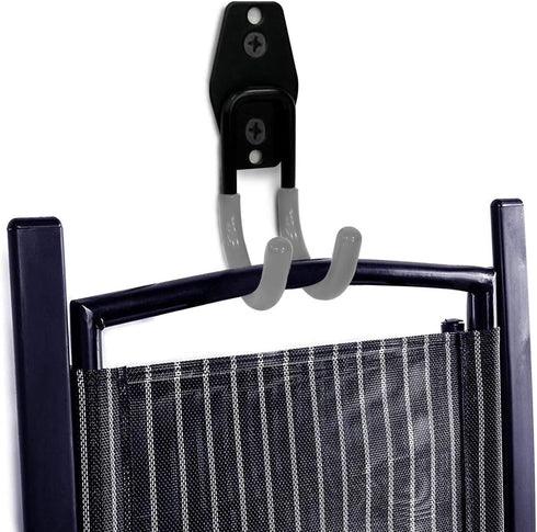 2 Pack Garage Storage Utility Hooks?Garage Garden Tool Organizer?Steel Wall Mount Hooks, Garden Small U Hooks (Black) (Type O-Gray)...