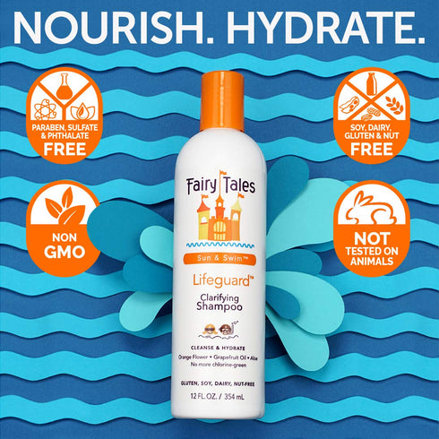 Fairy Tales Swimmer Conditioning Spray for Kids - 8 oz | Made with Natural Ingredients in the USA | Replenish and Restore from Chlorine and Salt D...