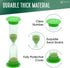 Sand Timer for Kids Set of 4 Small Colorful (Multi) Hour Glass Acrylic Covered Clock 1Min 2Min 3Min 5Min for Classroom, Home & Kids Room...