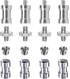 16PCS Camera Screws Mount Set 1/4 Inch and 3/8 Inch Threaded Converter Screws Adapter Flash Shoe Mount for DSLR Camera/Tripod/Monopod/Ballhead/Fla...