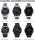 Valkit Compatible with Samsung Galaxy Watch 46mm/Galaxy Watch 3 45mm Bands/Samsung Gear S3 Classic/Gear 2, 2 Pack 22mm Stainless Steel Solid Wrist...