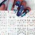 Christmas Nail Art Stickers12 Sheets Water Transfer Nail Stickers Cute Christmas Penguin Nail Decals Winter Nail Art Supplies Snowflake Elk Nail W...