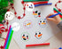 5” Christmas Snowman Face Stencils for Painting on Wood Reusable Christmas Stencil Winter Ornament Drawing Templates for Tiered Tray/Window/Shirts...