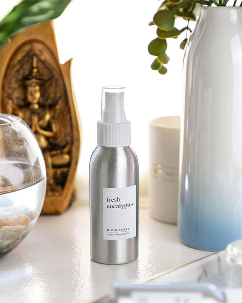 Craft & Kin Eucalyptus Room Spray for Pillows and Bedding, Long-Lasting Room Freshener, Soothing Aroma Mist for Home and Sheets, 3.4 oz...