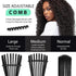 Hommtina Detangling Brush Set Getting Shine and Makes Hair Smooth, Curly Hair Brush for Adult & Kids Wet or Dry Hair...