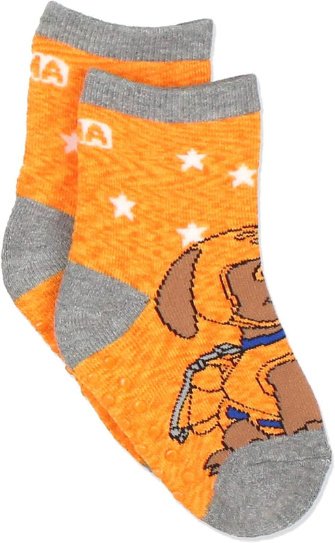 Paw Patrol Boys Girls 7 pack Socks with Grippers (Shoe: 4-7 (Sock: 2-4), Grey/Multi)...