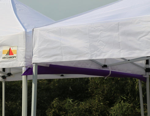 ABCCANOPY 10 Foot Canopy Rain Gutter for Pop up Canopy (Purple)...