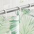 Amazer White Shower Curtain Hooks Rings, 24 Pcs Plastic Shower Curtain Rings, Plastic Shower Curtain Hooks for Bathroom Shower Rod, White Shower H...