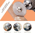 34 PCS Rotary Cutting Wheels Tool Kit,Mini Diamond Cutting Wheel, Circular Saw Blades and Resin Cut-off Wheels for Woodworking Metal Glass Plastic...