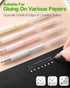 Ball Point Glue Pen - Applying Glue Like Writing, Kids-Friendly Precise Apply and Easy Control, Quick Dry Glue Pen for Crafting, Scrapbooking, Car...
