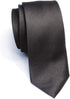 New Skinny Solid Black 2 Inch Necktie Tie"...