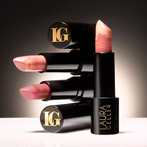 LAURA GELLER NEW YORK Italian Marble Sheer Lipstick - Honey Bun - Hydrating & Lightweight - Vitamin E & Caster Seed Oil - Cream Finish...