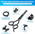 Dog Grooming Kit, 5-in-1 Titanium-plated Stainless Steel Dog Grooming Scissors, Dog Scissors for Grooming with Safety Round Tip, Grooming Scissors...