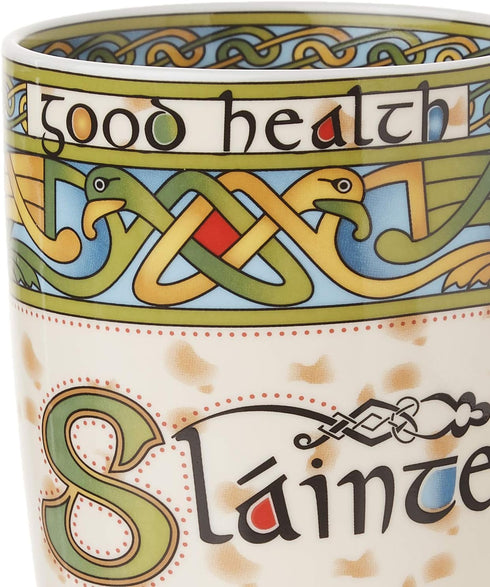 Irish Weave Ceramic Mug Collection with Slainte...