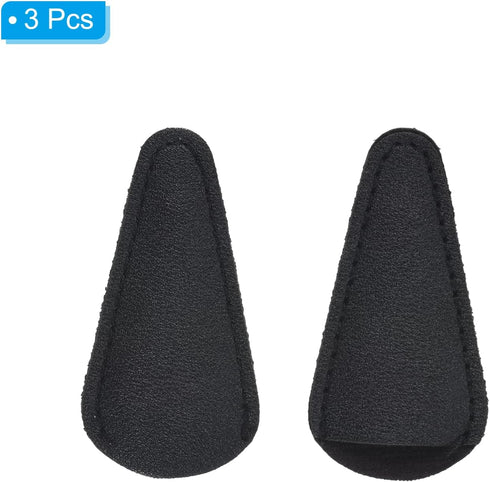 PATIKIL 2.9"x1.5" PU Leather Scissors Sheath, 3 Pack Scissors Cover Protector Portable Collect Bags for Eyebrow Trimming Beauty Tool Protection, B...