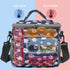 FlowFly Insulated Reusable Lunch Bag Adult Large Lunch Box for Women and Men with Adjustable Shoulder Strap,Front Zipper Pocket and Dual Large Mes...