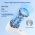 Handheld Portable Turbo Fan with Cold Compress, High-Speed 2 in 1 Hand Held & Desk Fan, 4200mAh Battery Rechargeable Mini Personal Travel Fan for ...