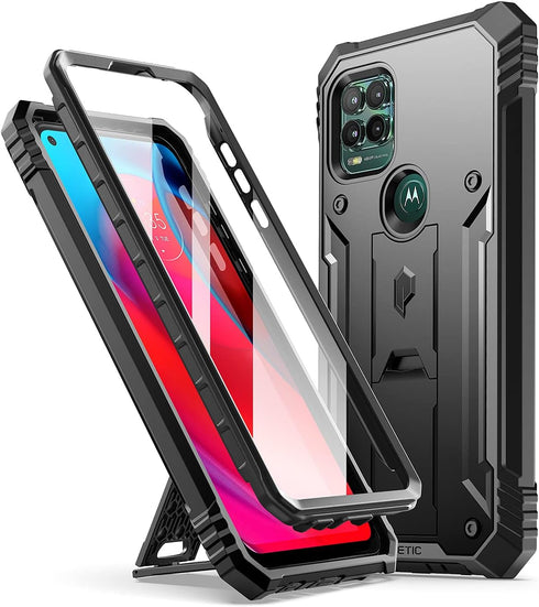 Poetic Revolution Series Case for Moto G Stylus 5G (2021), Model # XT2131, Full-Body Rugged Dual-Layer Shockproof Protective Cover with Kickstand ...