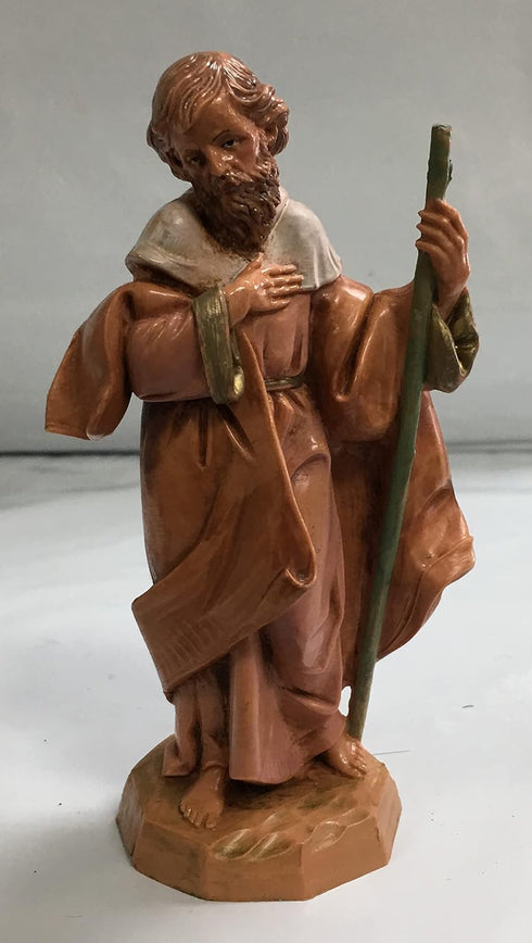 Fontanini by Roman 5" H Classic Joseph Nativity Figure, Religious Christmas Decoration...