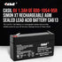 Casil 6V 1.3Ah SLA/AGM Replacement Battery – Maintenance-Free, Compatible with GE Interlogix 60-914, GE Simon 3, and GE Simon XT Panels...