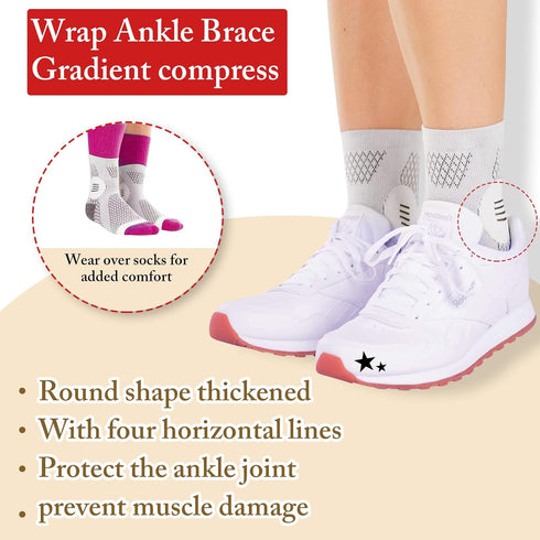 3Pairs Neuropathy Socks - Soothe Relief Compression Socks 20-30 mmHg - Comprex Ankle Sleeves for Arch Support, Achilles Tendonitis, and Foot Pain ...