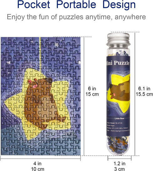 Mini Jigsaw Puzzles for Adults 150 Pieces Small Jigsaw Puzzle Challenging Micro Puzzle Difficult Tiny Puzzle Home Decor Entertainment 6x4in (150 P...