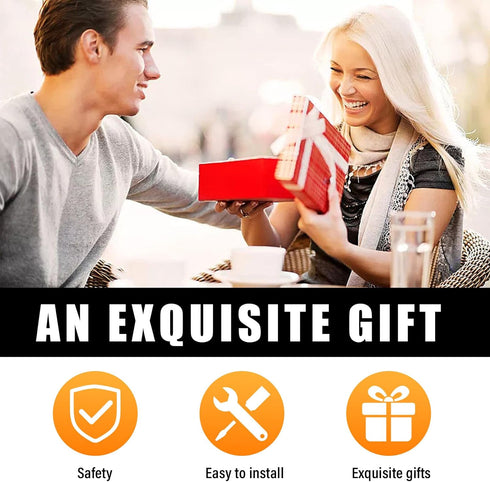 Car Shift Knob Shifter Boot Dust Cover, PU Leather Shift Sleeve Gear Gaiter Cover, Universal Gear Shift Cover for Most Manual/Automatic Car (Carbo...