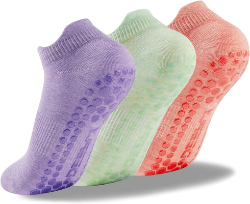 Women Yoga Socks,Non Slip Grip Pilates Socks Unthickened...