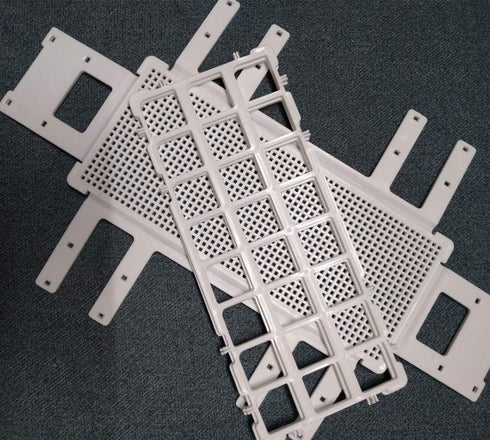 3 Packs Plastic Test Tube Rack, 24 Holes Lab Test Tube Rack Holder for 25mm Test Tubes, White, Detachable (24 Holes)...