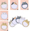 5 Pcs Cat Theme Sticky Notes,300 Sheets Kawaii Sticky Note Pads Cute Animal Sticky Notes Pads Note Page Index Tabs Self-Stick Cartoon Sticky Note ...