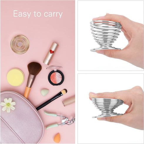 Luxspire Beauty Sponge Blender Holder, Sponge Makeup Blender Holder, Makeup Powder Puff Sponge Holder Beauty Tool Dryer Drying Rack Egg Powder Puf...