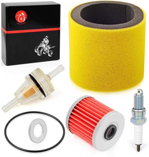 Air Filter Foam Oil Filter Spark Plug For Kawasaki Bayou 220 250 300 KLF220 KLF250 KLF300 C/B 2x4 4x4 1989-2011...