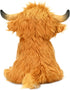 Scottish Highland Cow Stuffed Animal, Realistic Stuffed Cattle Plushie, Plush Toy, 10 Inch/Brown...
