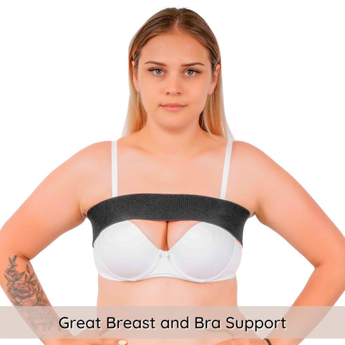 ikido Post Surgery Breast Implant Stabilizer and Compression Band, Breast Augmentation and Reduction Strap, Chest Belt, Sports Bra Support Strap B...