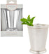 Twine Mint Julep Cup, Real Brass with Sterling Silver Plating Derby Cocktail Tumbler, Set of 1, 12 oz...