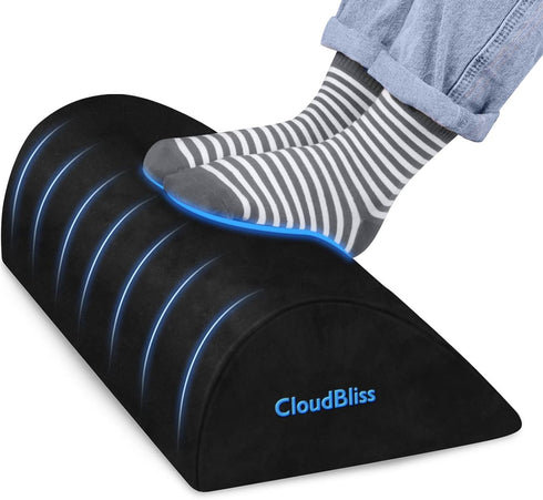 Foot Rest for Under Desk at Work,Office Desk Accessories with Soft Foam and Washable Removable Cover, Foot Stool for Office, Car, Home to Foot Sup...