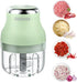 Electric Garlic Chopper, 250ML Mini Portable Veggie Chopper, Garlic Grinder Masher Onion Chopper, Blender to Vegetable, Wireless Food Processor fo...