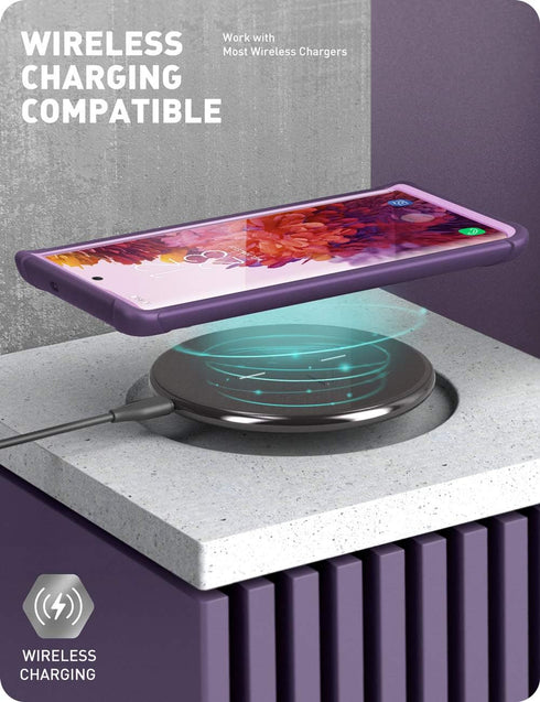 i-Blason Ares Series Designed for Samsung Galaxy S20 FE 5G Case (2020 Release), Dual Layer Rugged Clear Bumper Case with Built-in Screen Protector...