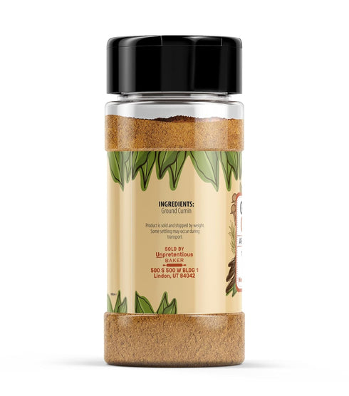 Unpretentious Ground Cumin, 3.2 oz, Aromatic Flavor, Traditional Spice...