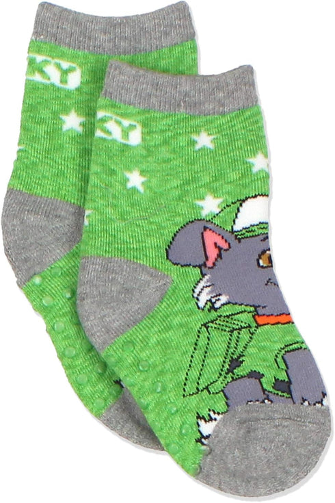 Paw Patrol Boys Girls 7 pack Socks with Grippers (Shoe: 4-7 (Sock: 2-4), Grey/Multi)...