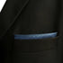 S&W SHLAX&WING Silk Ties for Men Neckties Modern Navy Solid Matching Pocket Square...