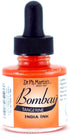 Dr. Ph. Martin's Bombay India Ink (15BY) Ink Bottle, 1.0 oz, Tangerine, 1 Bottle...