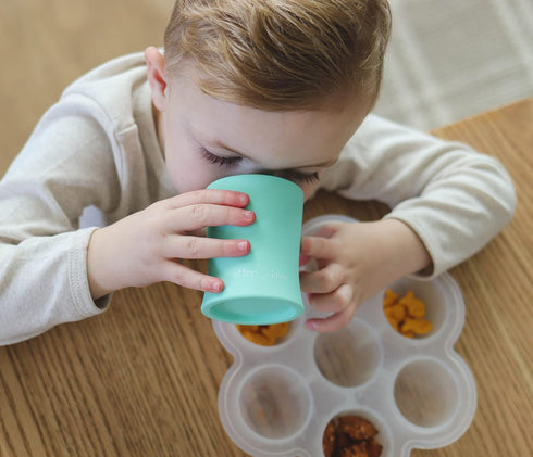 otterlove Silicone Baby & Toddler Training Cup - Pediatric OT Approved - 100% Platinum Pure LFGB Silicone - Unbreakable - Plastic Free - Tiny Cup ...